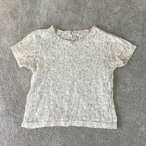 Vintage lace tee